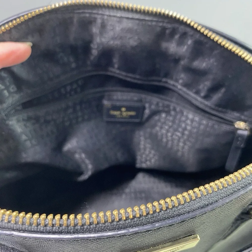 KATE SPADE NY Laurel‎ Womens Leather Bag Black Satchel Purse Great Condition